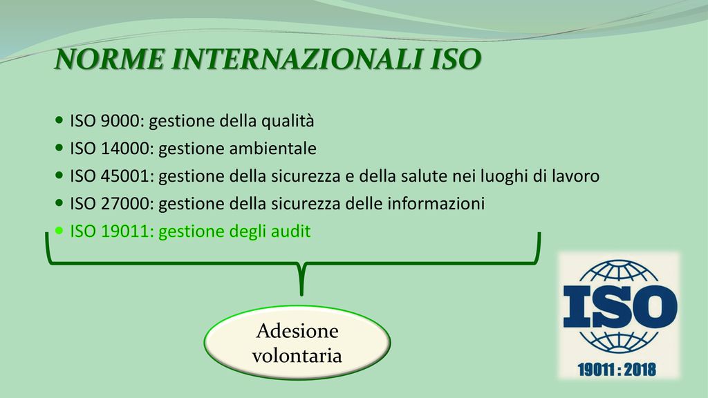 Linee Guida Per Audit Di Sistemi Di Gestione Ppt Scaricare